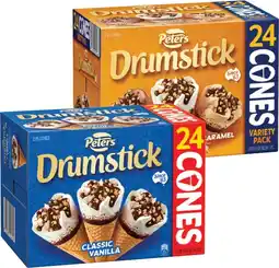 IGA Peters Drumstick or Summer Faves 24 Pack Selected Varieties offer