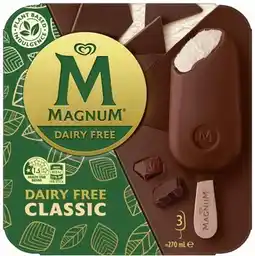 IGA Streets Magnum Dairy Free Classic or Almond Ice Cream 3 Pack Selected Varieties offer