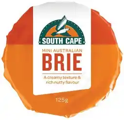 IGA South Cape Mini Brie Cheese offer
