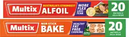 IGA Multix Alfoil or Non Stick Baking Paper 20mx30cm offer