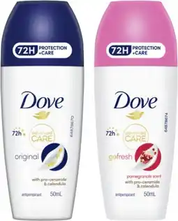 IGA Dove Advanced Care Deodorant Roll On Selected Varieties offer