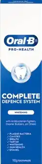 IGA Oral‑B Pro Health Complete Defence System Whitening Toothpaste offer