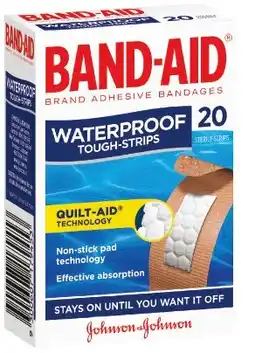 IGA Band‑Aid Waterproof Tough Strips offer