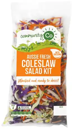 IGA Community Co Coleslaw Salad Kit offer