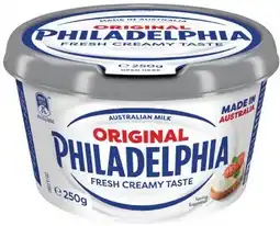 IGA Philadelphia Cream Cheese Spreadable Tub Selected Varieties offer