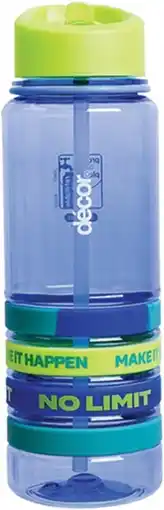 IGA Décor Quad Bands Tritan Bottle Assorted offer