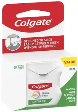 IGA Colgate Total Mint Waxed Dental Floss offer