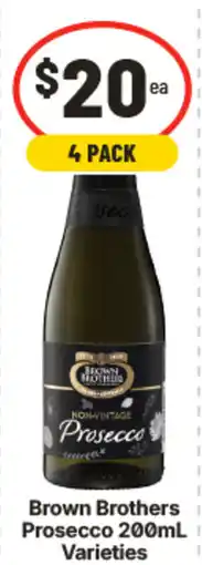 IGA Brown Brothers Prosecco offer