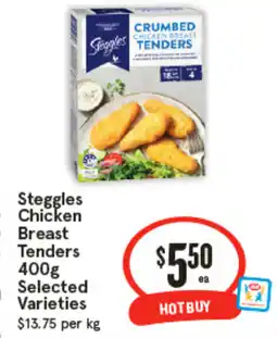 IGA Steggles Chicken Breast Tenders offer
