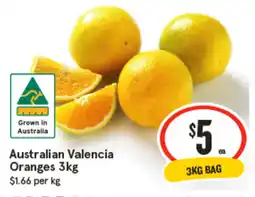 IGA Australian Valencia Oranges offer