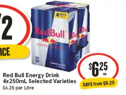 IGA Red Bull Energy Drink offer