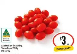 IGA Australian Snacking Tomatoes offer
