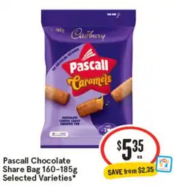 IGA Pascall Chocolate Share Bag offer