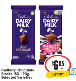 IGA Cadbury Chocolate Blocks offer
