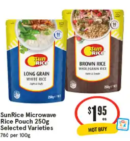 IGA SunRice Microwave Rice Pouch offer