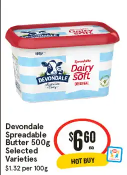 IGA Devondale Spreadable Butter offer