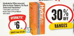 IGA Hydralyte Effervescent Electrolyte Tablets offer