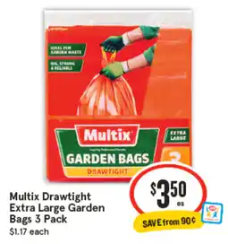 IGA Multix Drawtight Extra Large Garden Bags offer