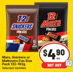 IGA Mars, Snickers or Maltesers offer