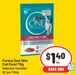 IGA Purina One Wet Cat Food offer