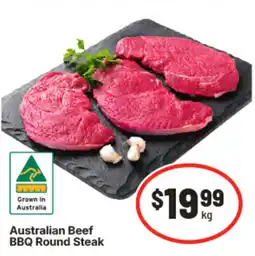 IGA Australian Beef BBQ Round Steak offer