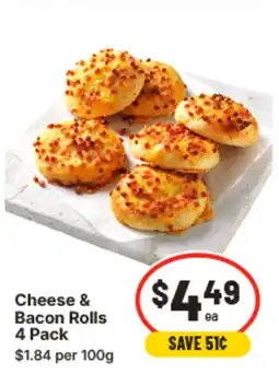 IGA Cheese & Bacon Rolls offer