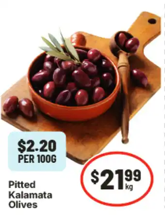IGA Pitted Kalamata Olives offer