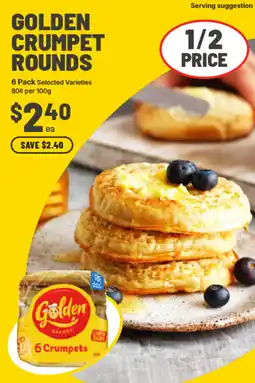 IGA GOLDEN CRUMPET ROUNDS offer