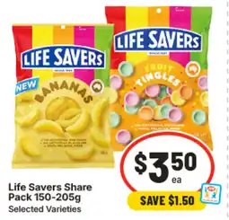 IGA Life Savers Share Pack offer