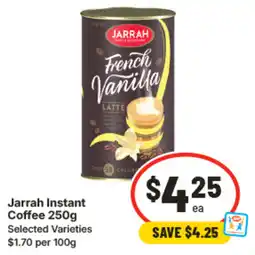 IGA Jarrah Instant Coffee offer