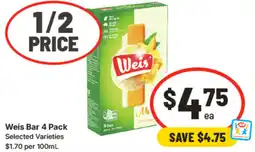 IGA Weis Bar offer