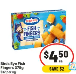 IGA Birds Eye Fish Fingers offer