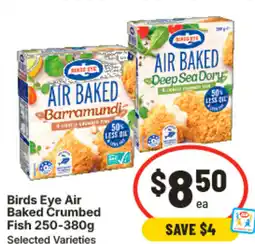 IGA Birds Eye Air Baked Crumbed Fish offer