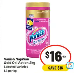 IGA Vanish napisan gold oxi action offer