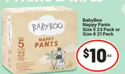 IGA Babyboo nappy pants offer