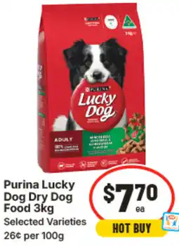 IGA Purina lucky dog dry dog food offer