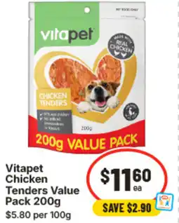IGA Vitapet chicken tenders offer