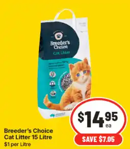 IGA Breeder's Choice Cat Litter offer