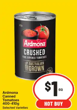 IGA Ardmona Canned Tomatoes offer