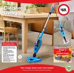 Coles Thomson 2-in-1 Floor and Handheld Steamer offer