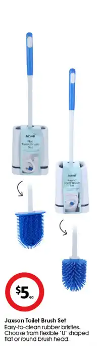 Jaxon Round Toilet Brush Set