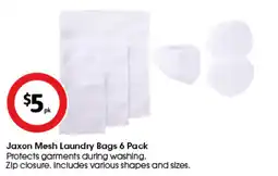 Coles Jaxon Mesh Laundry Bags offer