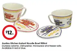 Coles Aunties Kitchen Instant Noodle Bowl offer