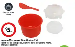 Coles Jaxson Microwave Rice Cooker offer