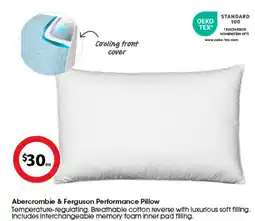 Coles Abercrombie & Ferguson Performance Pillow offer
