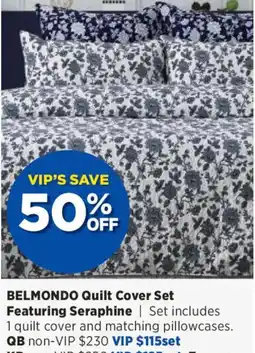 Spotlight Belmondo quilt cover set qb offer