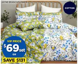 Spotlight Koo x jayne branchflower quilt cover set kb offer