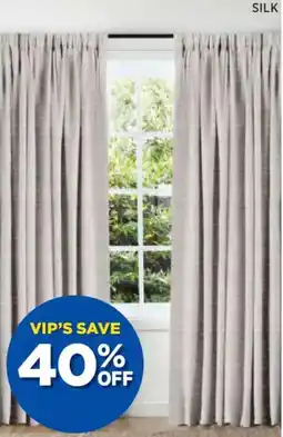 Spotlight Somerset blockout pinch pleat curtains offer