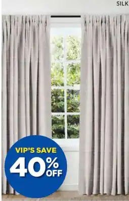 Spotlight Somerset blockout pinch pleat curtains offer