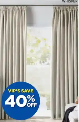 Spotlight Oslo room darkening curtains pencil pleat drop offer